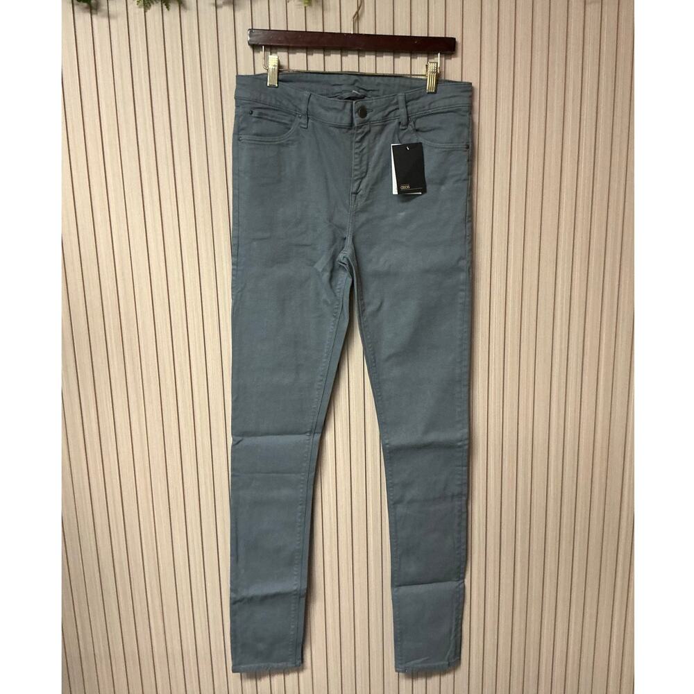 ASOS DESIGN Tall Skinny Jeans Gray Stretch Denim W32 L36 Long